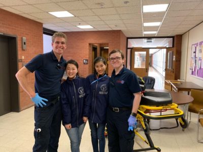 UMBC Department of Emergency Health Services_Paramedicコースの実習に参加させて頂き、一緒に救急隊の活動を行