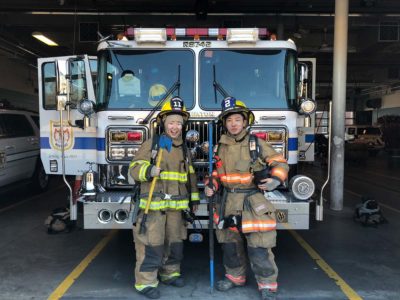 米国メリーランド州にある消防署で、日本人の女性でParamedicとして勤務されている成田さんと共に救急車同乗実習を行います